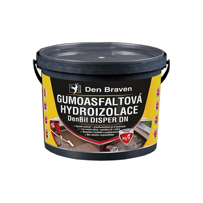 Paramo Gumoasfalt SA 12, vodou riediteľný asfaltový náter 10 kg